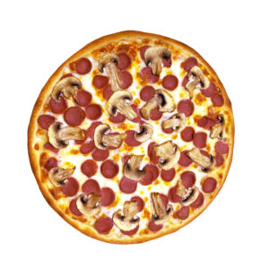 Mushroom + Sausage Pizza | Düziçi