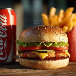 Chicken Cheeseburger Menü